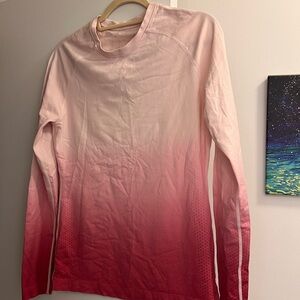 Figs Pink Long Sleeve Shirt